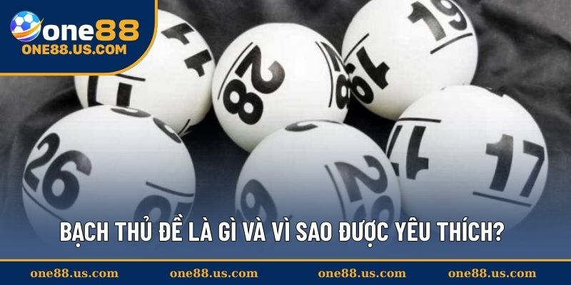 Bạch thủ đề là gì và vì sao được yêu thích?