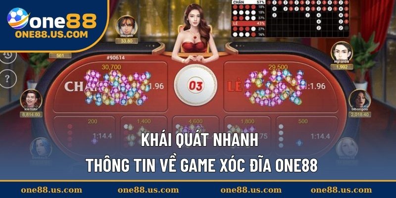Khái quát nhanh thông tin về game Xóc Đĩa ONE88